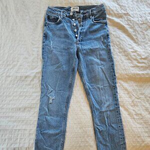 Slim Fit Cropped Stretchy Agolde Jeans